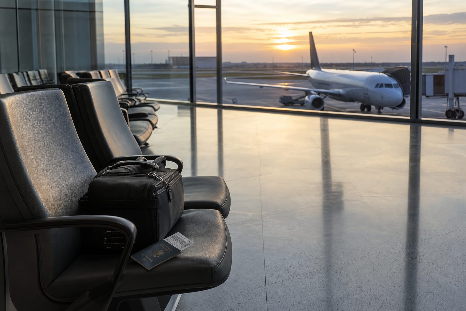 Reading travel scene — hero image for "7 Airport Hacks For Students Traveling This Summer".