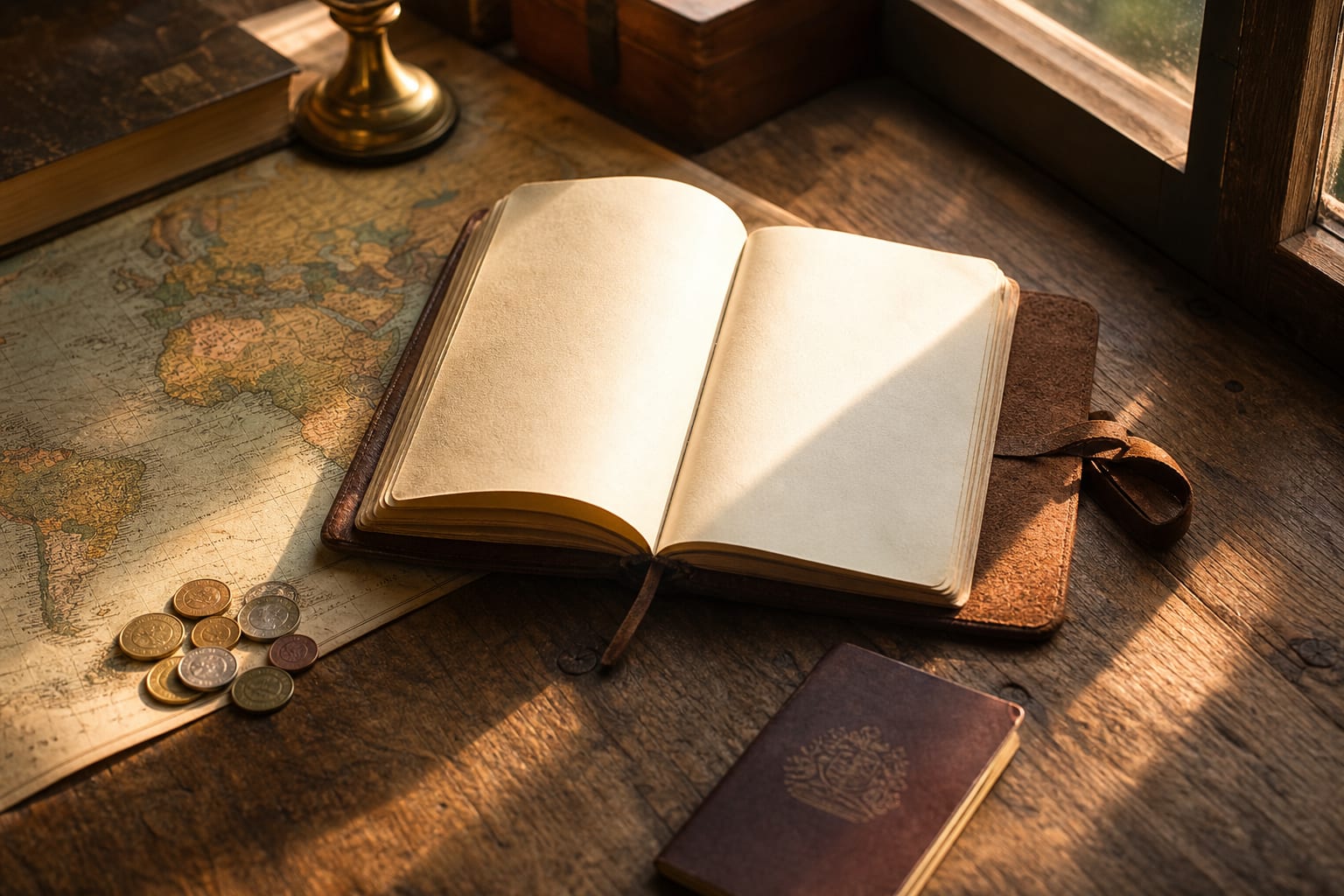 Travel scene — hero image for "Passports Traveler Blog Contest".