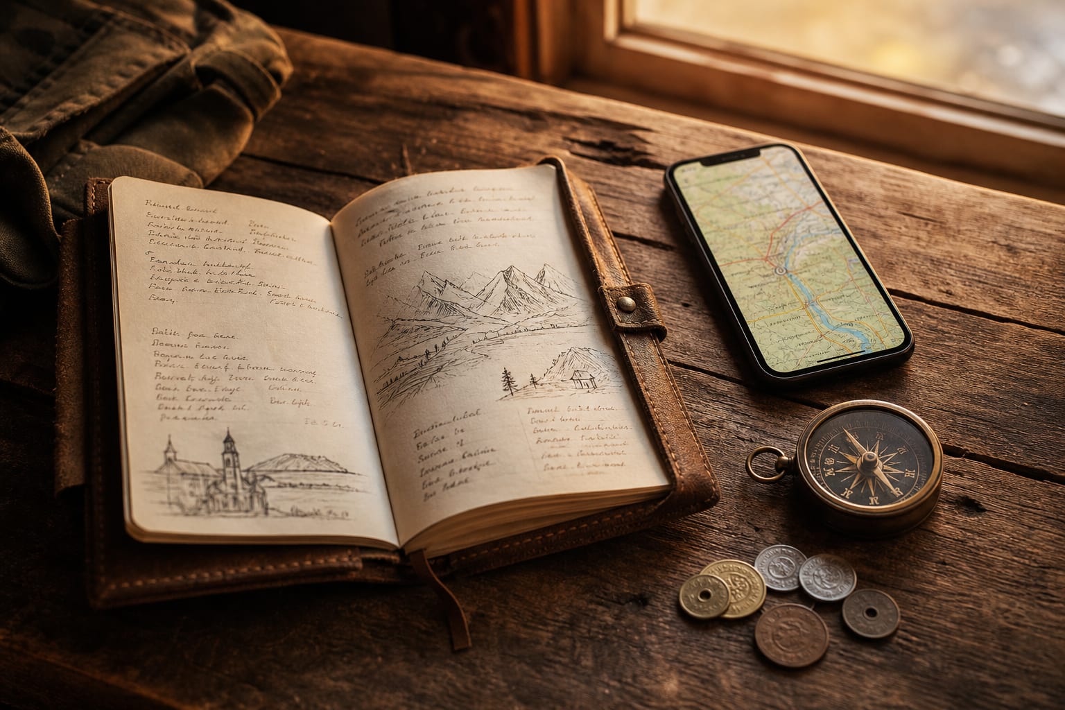 Travel scene — hero image for "Travel Apps".